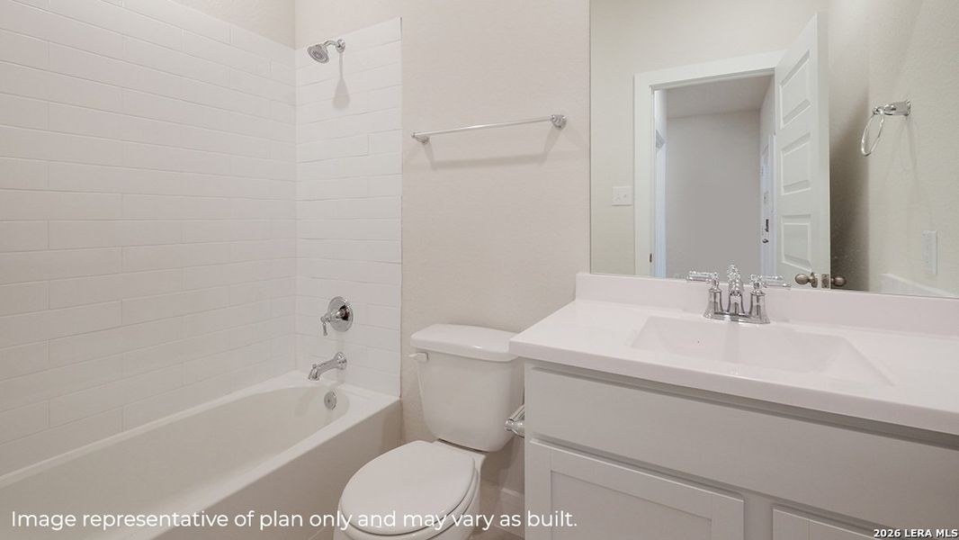 Furnished interior view inside a new home in Brookstone Creek, San Antonio (Image 5).