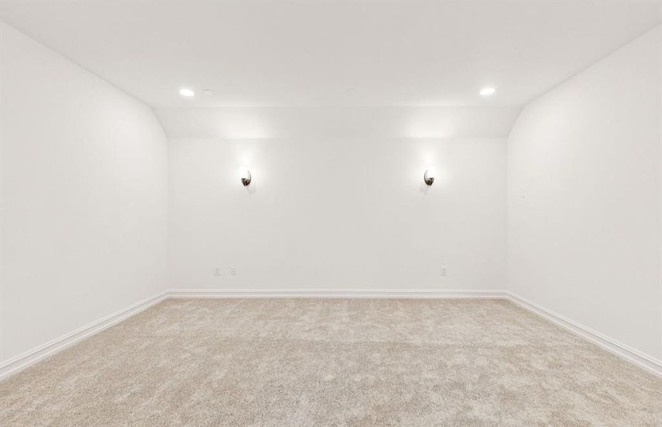 Deep Media Room  *Real home pictured