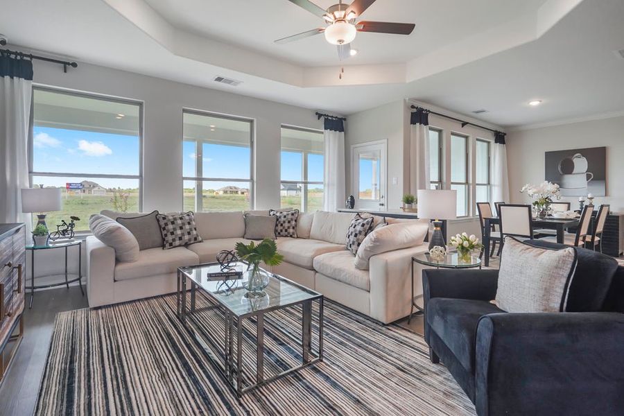 Blue Jays Landing Model Home – Madison – Family Room Blue Jays Landing Model Home – Madison – Family Room