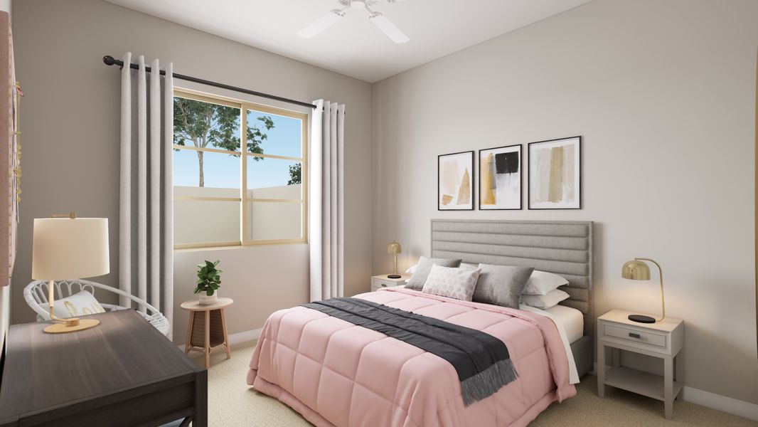 Representative furnished interior of a home built from the Elden Plan 4505 by Tri Pointe Homes in Waterston Central, Gilbert (Image 22).