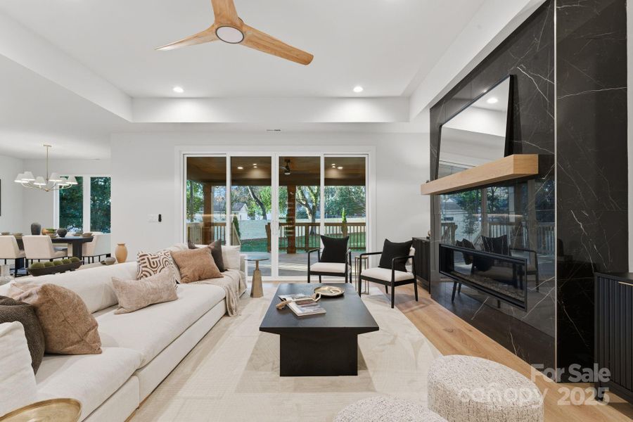 Furnished interior view inside a new home in , Charlotte (Image 10).