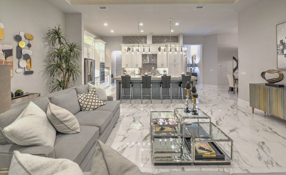 Furnished interior view inside a new home in Westlake Single Family, Ormond Beach (Image 35).