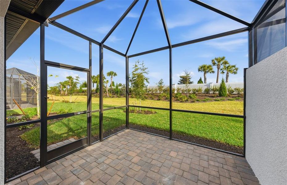 Exterior details and patio area of a home in Talon Preserve on Palmer Ranch, Nokomis (Image 25).