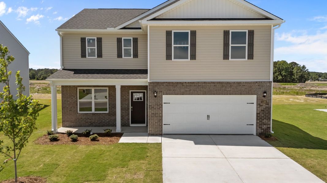 Representative exterior photo of a completed home built from the Galen by D.R. Horton in Villa Grande, Winterville, NC (Image 23). Representative exterior photo of a completed home built from the Galen by D.R. Horton in Villa Grande, Winterville, NC (Image 23).