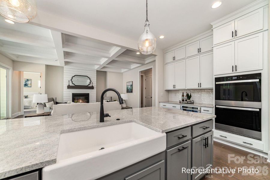 Furnished interior view inside a new home in , Statesville (Image 4).