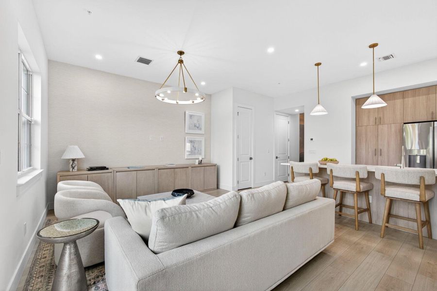 Furnished interior view inside a new home in , Jupiter (Image 25).