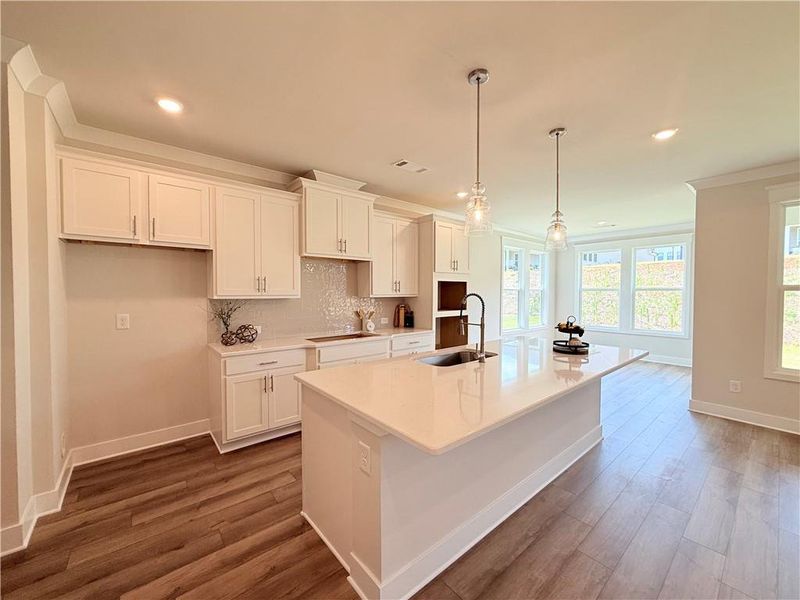 Furnished interior view inside a new home in Ponderosa Farms Reserve, Gainesville (Image 8).