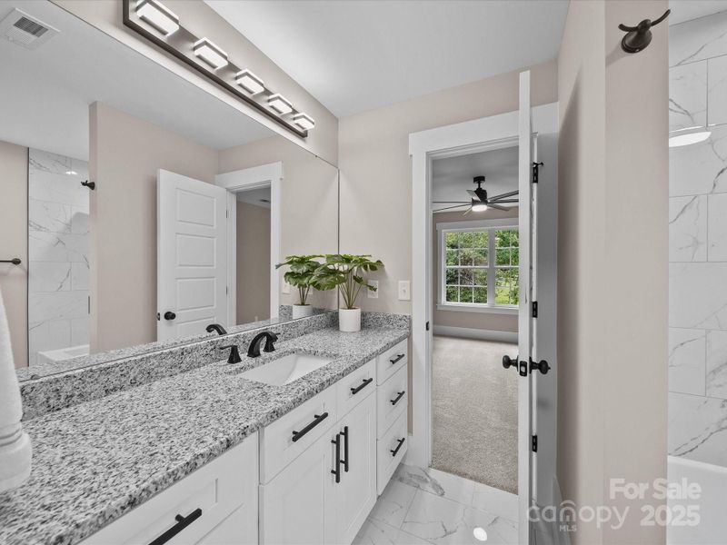 Furnished interior view inside a new home in , Charlotte (Image 6).