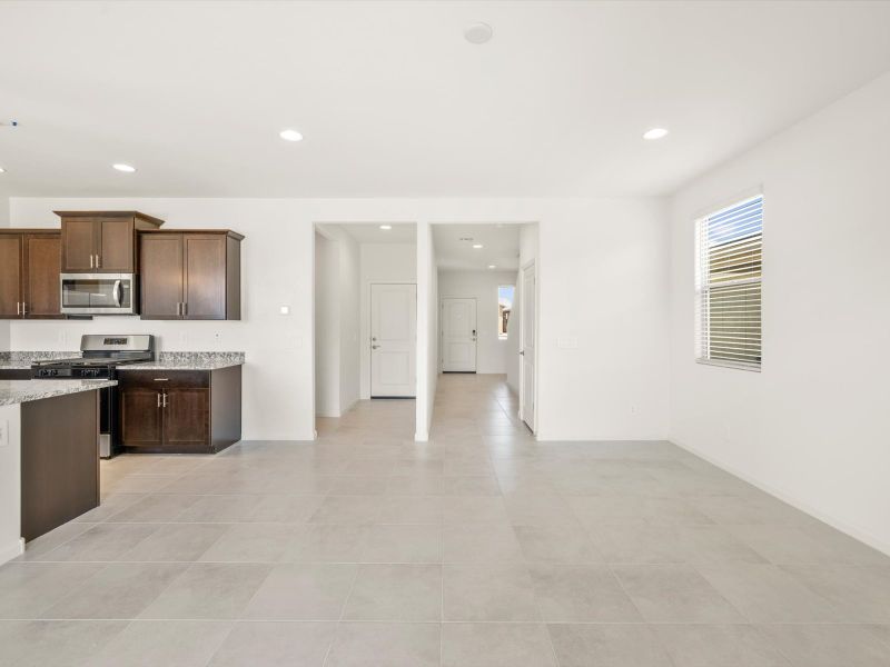 Furnished interior view inside a new home in Valencia Crossing, Tucson (Image 6). Furnished interior view inside a new home in Valencia Crossing, Tucson (Image 6).