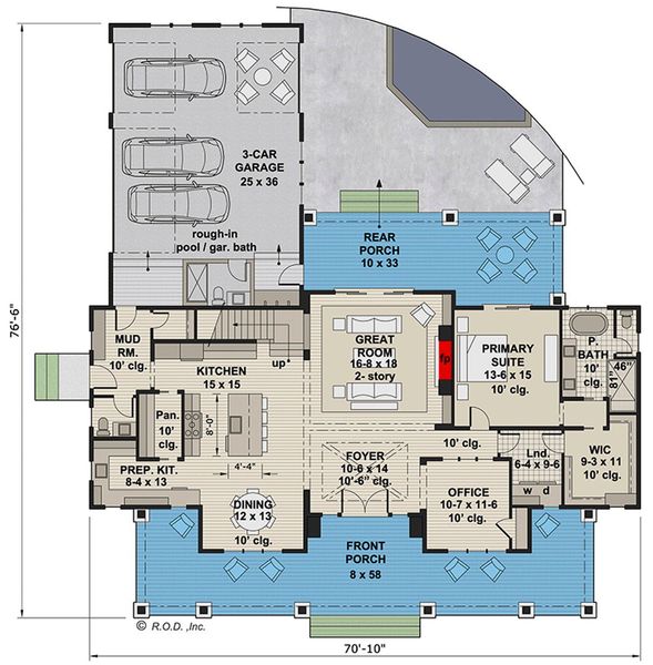 2D floor plan layout for the The Pinehurst by Remington Custom Homes in Woodland Meadows, Fort Worth, TX (Image 2). 2D floor plan layout for the The Pinehurst by Remington Custom Homes in Woodland Meadows, Fort Worth, TX (Image 2).