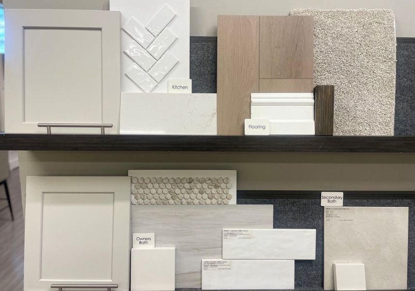 Sample of building materials used in homes in Creekview Meadows, Pilot Point (Image 29). Sample of building materials used in homes in Creekview Meadows, Pilot Point (Image 29).