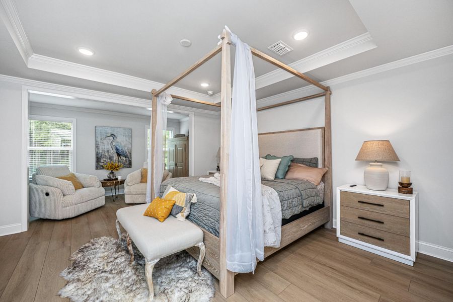 Furnished interior view inside a new home in Sea Island Preserve, Johns Island (Image 56).