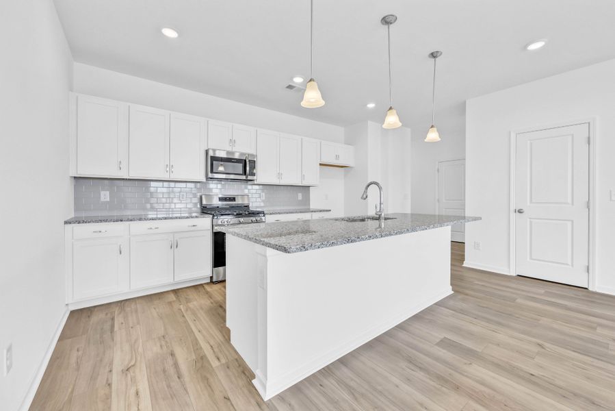 Furnished interior view inside a new home in The Oaks, Clarksville (Image 5). Furnished interior view inside a new home in The Oaks, Clarksville (Image 5).