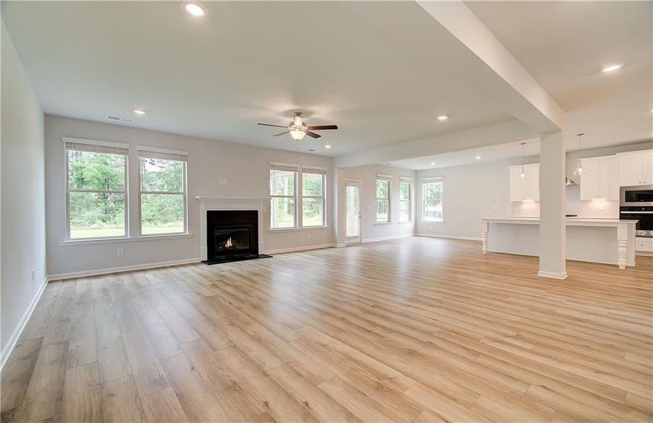 Spacious, unfurnished interior of a new home in Cambria at Traditions, Hampton (Image 22).