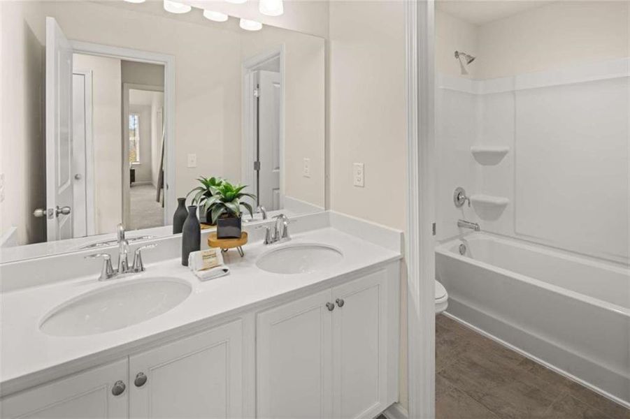 Furnished interior view inside a new home in Hillbrooke Preserve, Conyers (Image 14).
