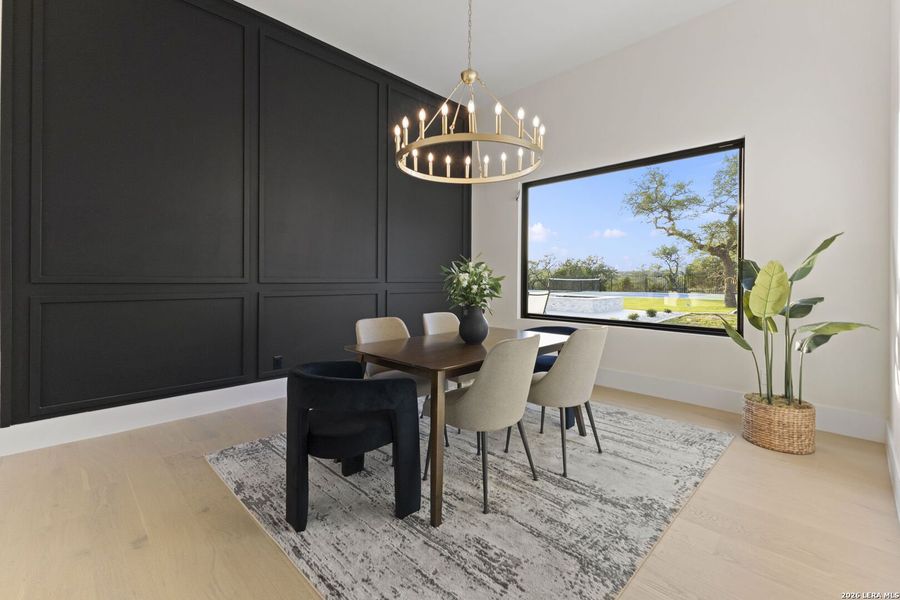 Furnished interior view inside a new home in , Boerne (Image 8).