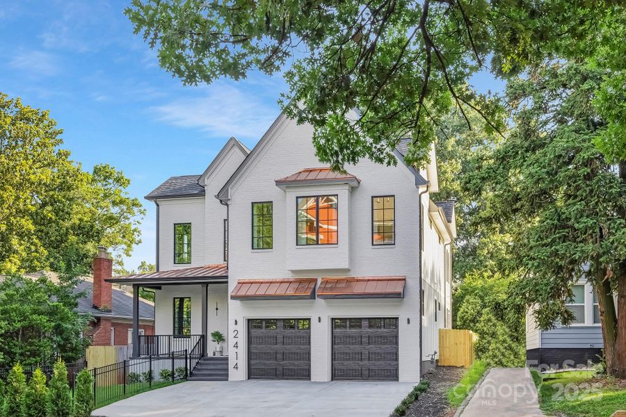 Front exterior of a new home in , Charlotte, NC, highlighting curb appeal (Image 2).
