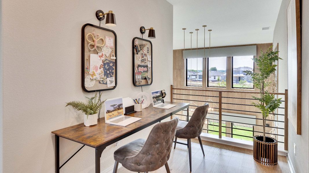 Representative furnished interior of a home built from the Elm by Brightland Homes in Southern Pointe, College Station (Image 14). Representative furnished interior of a home built from the Elm by Brightland Homes in Southern Pointe, College Station (Image 14).