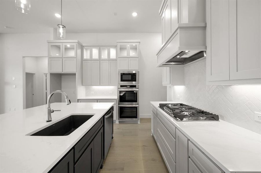 Furnished interior view inside a new home in High Country, Burleson (Image 14).
