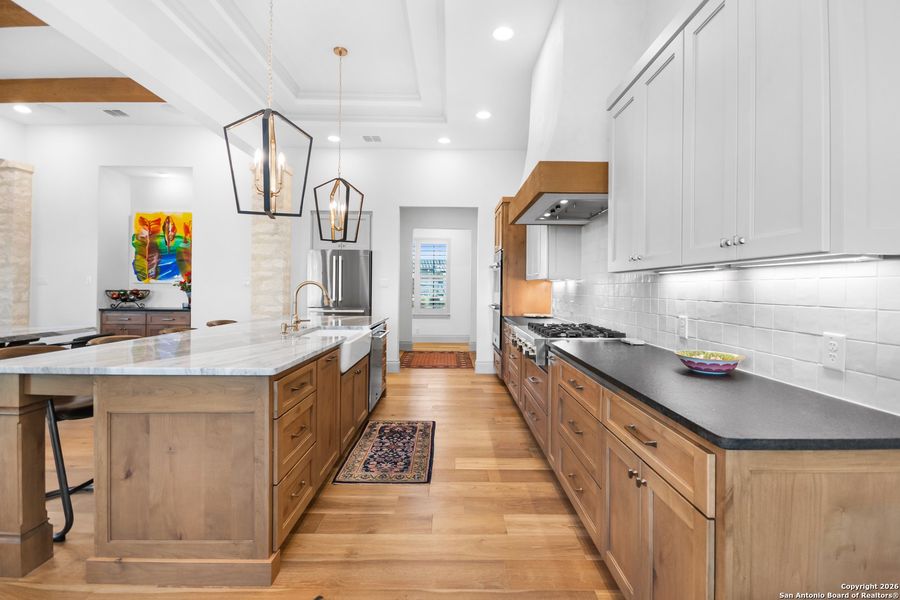 Furnished interior view inside a new home in , Boerne (Image 32).