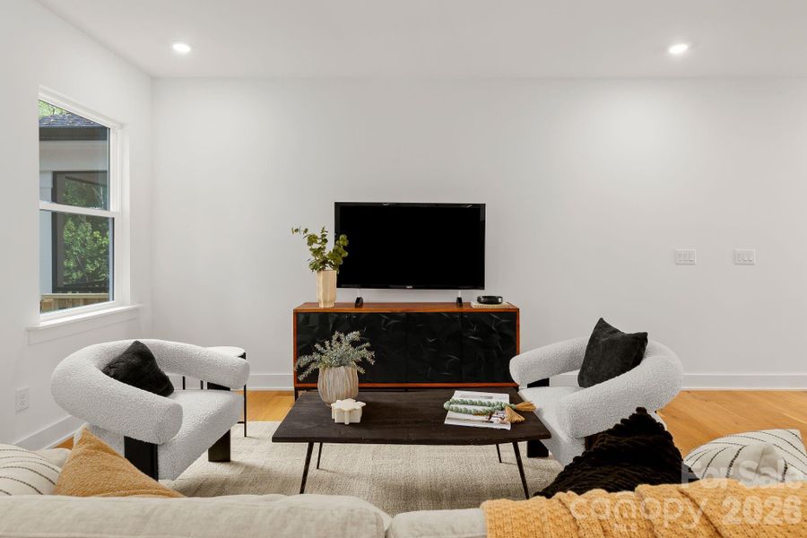 Furnished interior view inside a new home in , Charlotte (Image 8). Furnished interior view inside a new home in , Charlotte (Image 8).