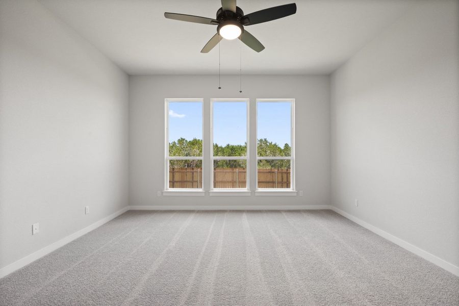 Spacious, unfurnished interior of a new home in Heritage, Dripping Springs (Image 39). Spacious, unfurnished interior of a new home in Heritage, Dripping Springs (Image 39).
