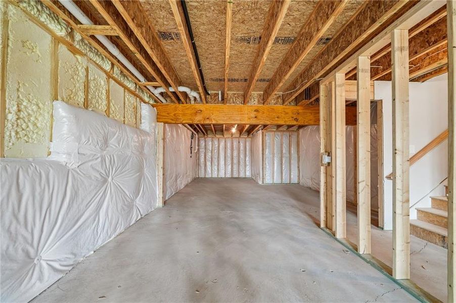 In-progress construction of a new home in River Pointe, Monroe, GA (Image 45).