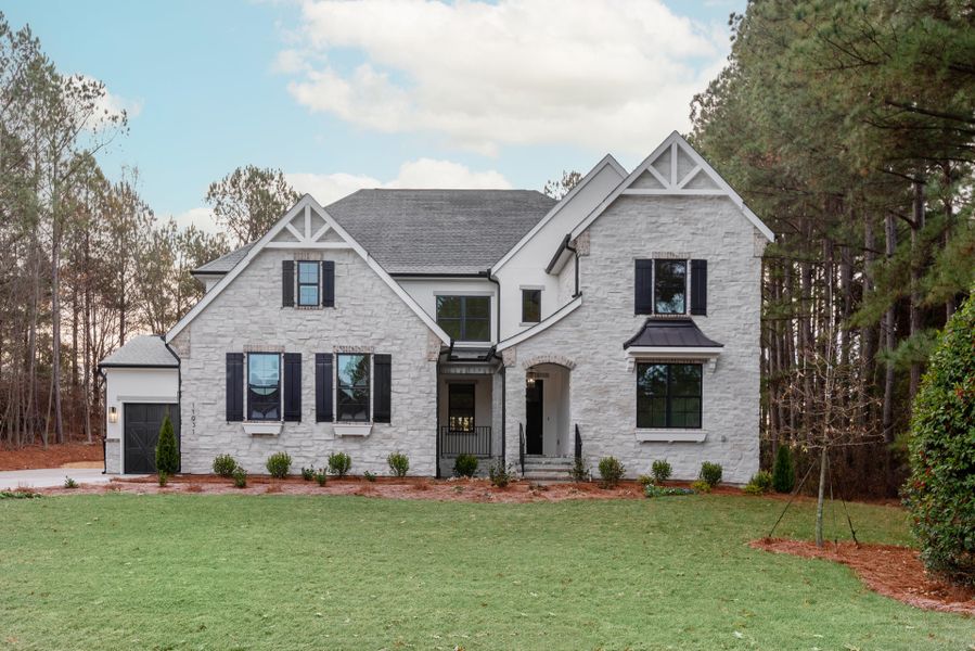 Representative exterior photo of a completed home built from the Napa SL by Classica Homes in Arden Mill, Fort Mill, SC (Image 37).
