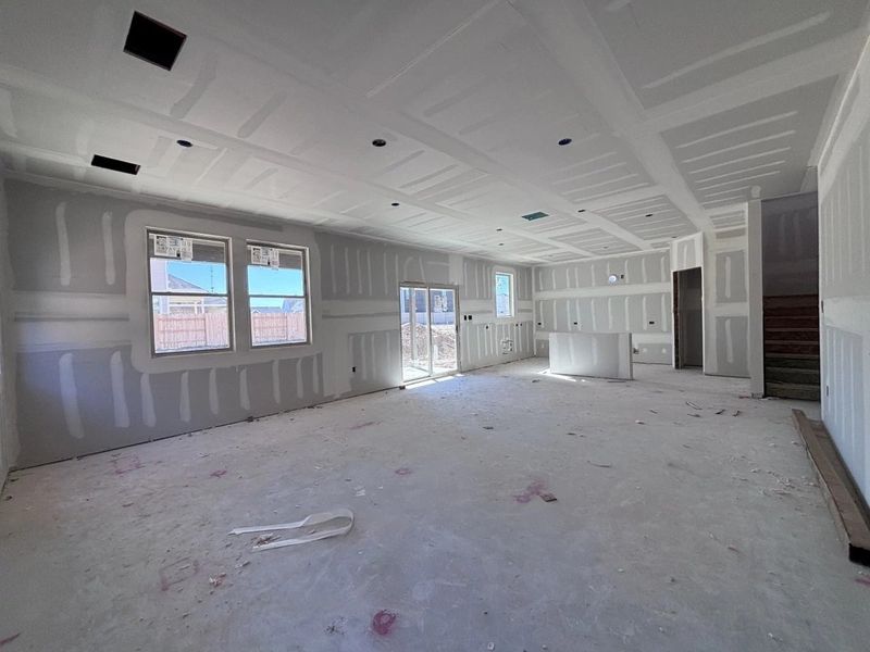 In-progress construction of a new home in The Colony 45s, Bastrop, TX (Image 9).