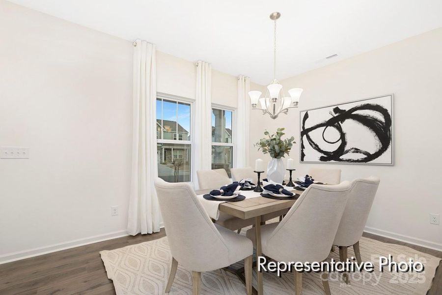 Furnished interior view inside a new home in Colvin Park, Rock Hill (Image 2).
