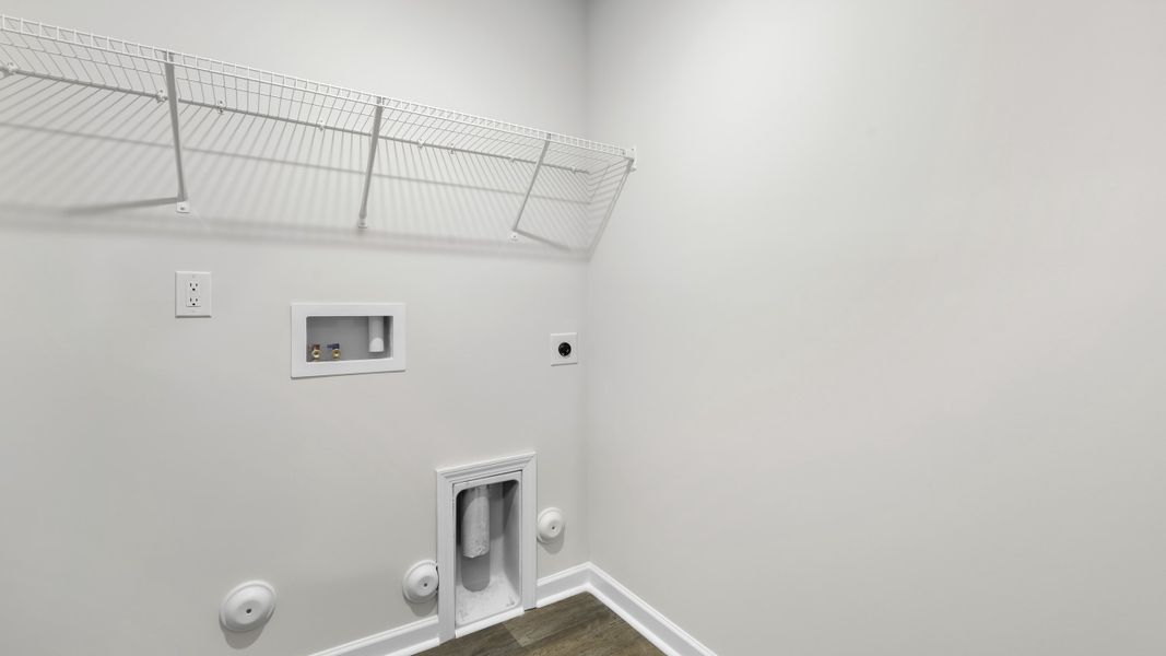 Representative unfurnished interior of a home built from the Aria by D.R. Horton in Waverly Place, Linwood (Image 14).
