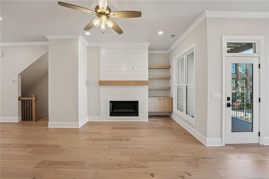 Spacious, unfurnished interior of a new home in Towns on Thompson, Alpharetta (Image 47).