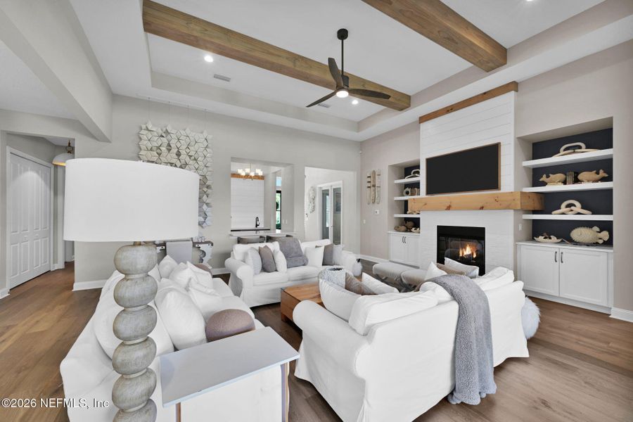 Furnished interior view inside a new home in Palmetto Cove, Ponte Vedra (Image 15).