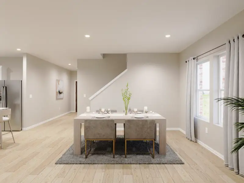 Furnished interior view inside a new home in Cibolo Hills West - Signature Series, Fort Worth (Image 4).