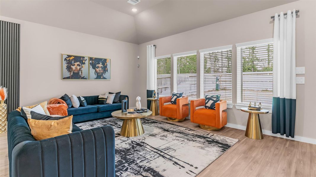 Furnished interior view inside a new home in , Willis (Image 24).