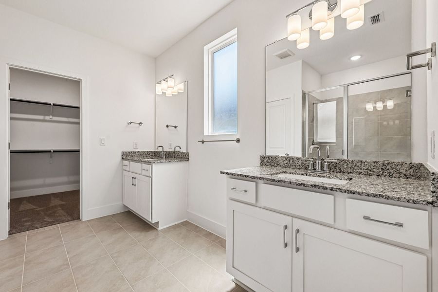 Furnished interior view inside a new home in Freedom at Anthem, Kyle (Image 9).