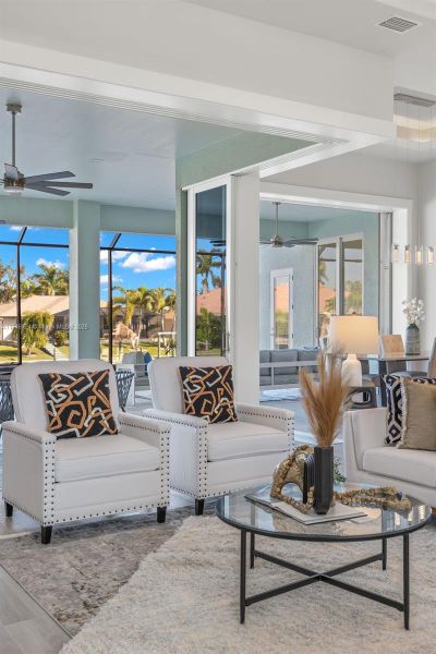 Furnished interior view inside a new home in , Cape Coral (Image 11).
