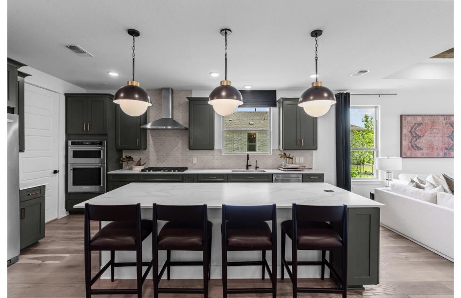 Furnished interior view inside a new home in Del Webb New Braunfels at Veramendi, New Braunfels (Image 5).
