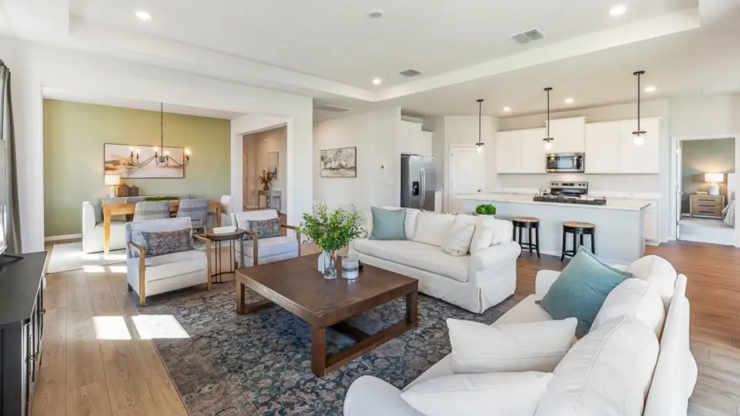 Representative furnished interior of a home built from the Camden by D.R. Horton in Legacy Preserve, Parrish (Image 9).