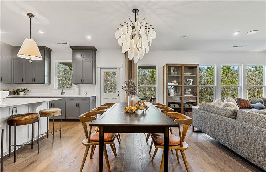 Furnished interior view inside a new home in Creekside at Skelton, Jefferson (Image 21).