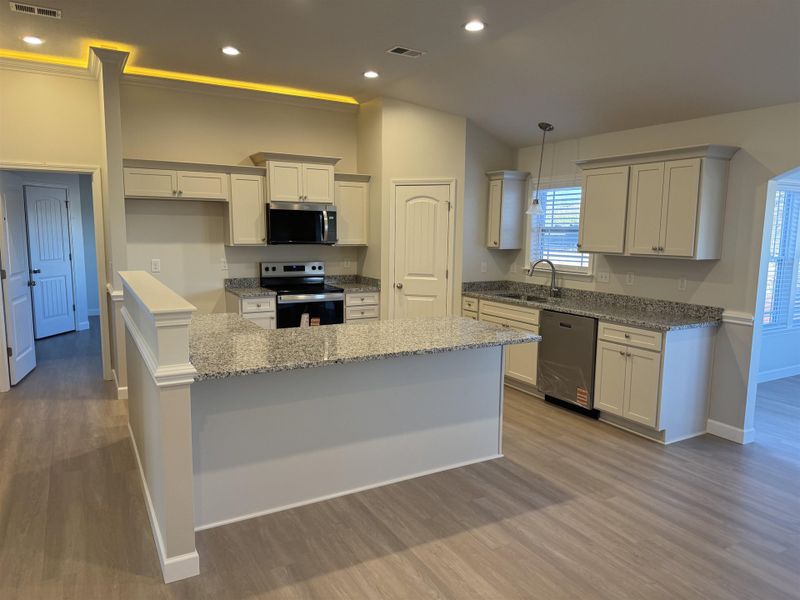 Furnished interior view inside a new home in Ballentine Ridge, Lyman (Image 3). Furnished interior view inside a new home in Ballentine Ridge, Lyman (Image 3).