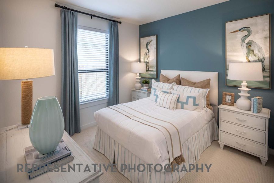 Furnished interior view inside a new home in Meridiana, Manvel (Image 16).