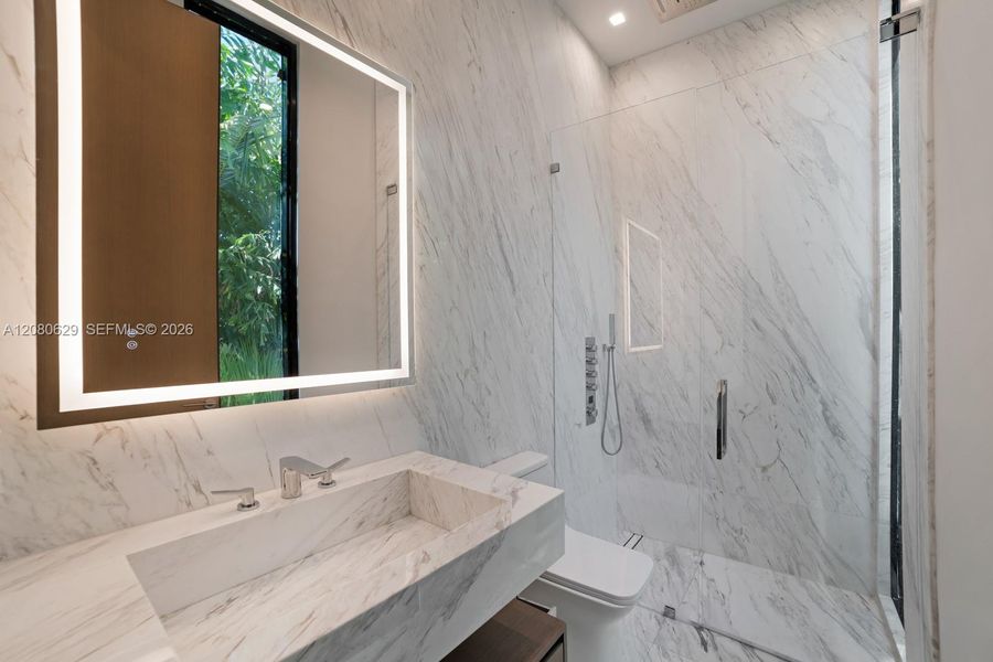 Furnished interior view inside a new home in , Miami Beach (Image 14).
