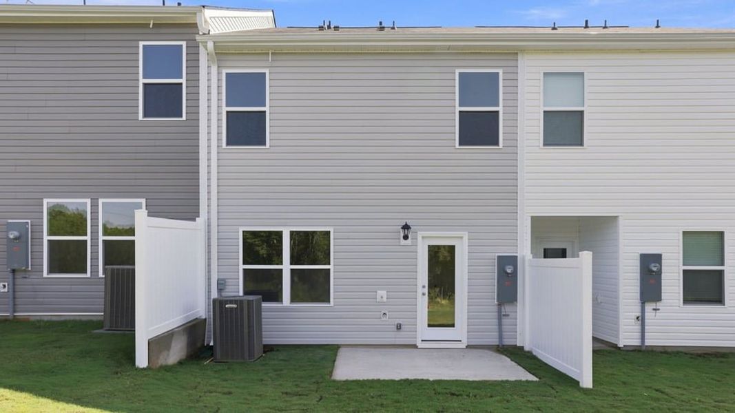 Exterior details and patio area of a home in Baxter Village, Boiling Springs (Image 18).