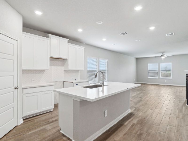 Furnished interior view inside a new home in Legendary Trails - Premier Series, Cibolo (Image 6).