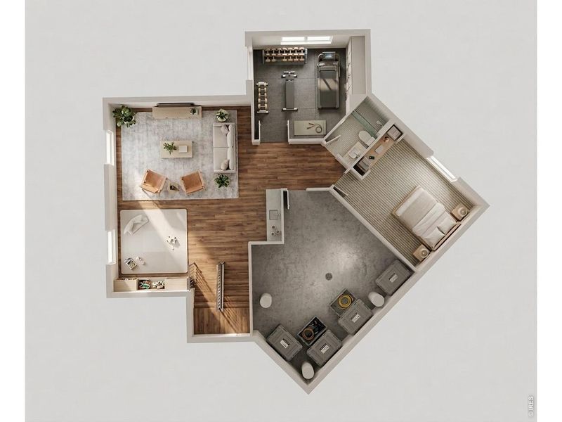 2D floor plan layout of this home in , Arvada, CO (Image 3).