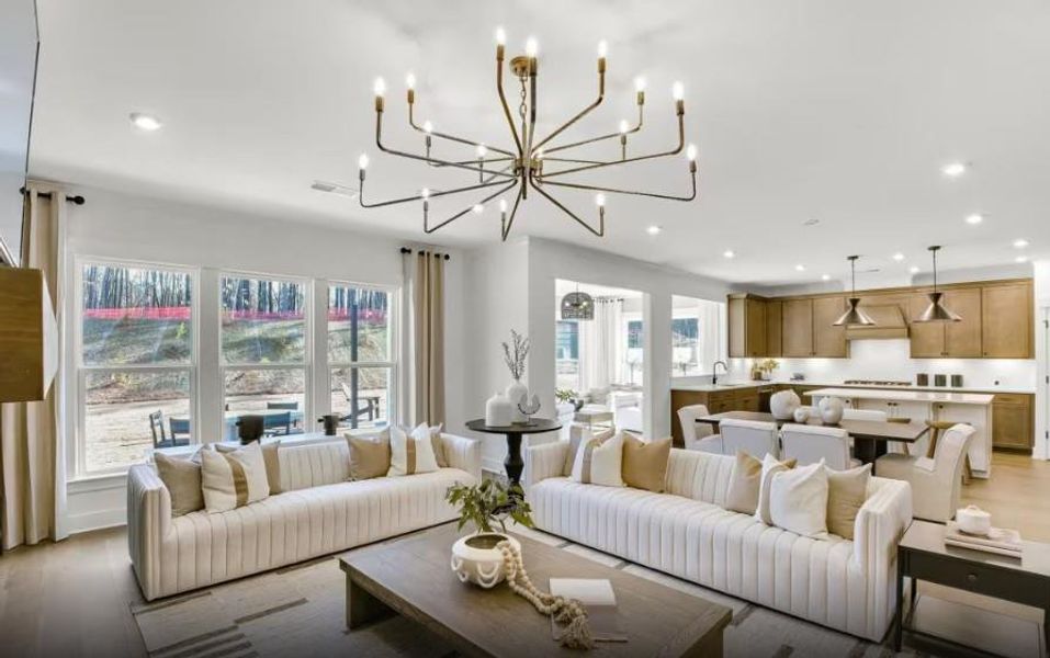 Furnished interior view inside a new home in , Ball Ground (Image 8). Furnished interior view inside a new home in , Ball Ground (Image 8).