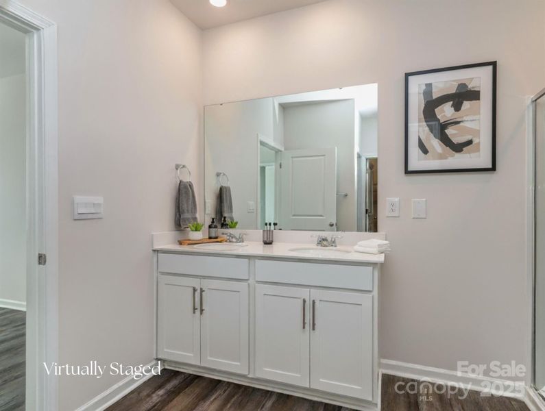 Virtually Staged-Master Bathroom