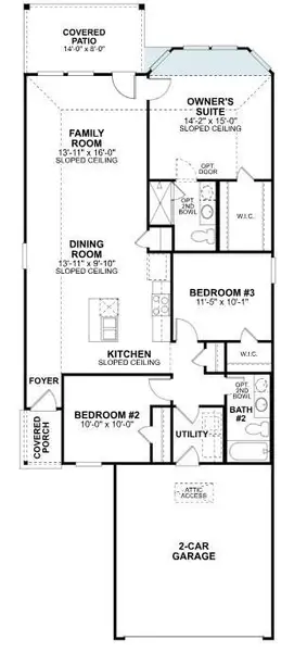 2D floor plan layout of this home in Pinewood at Grand Texas, New Caney, TX (Image 4). 2D floor plan layout of this home in Pinewood at Grand Texas, New Caney, TX (Image 4).
