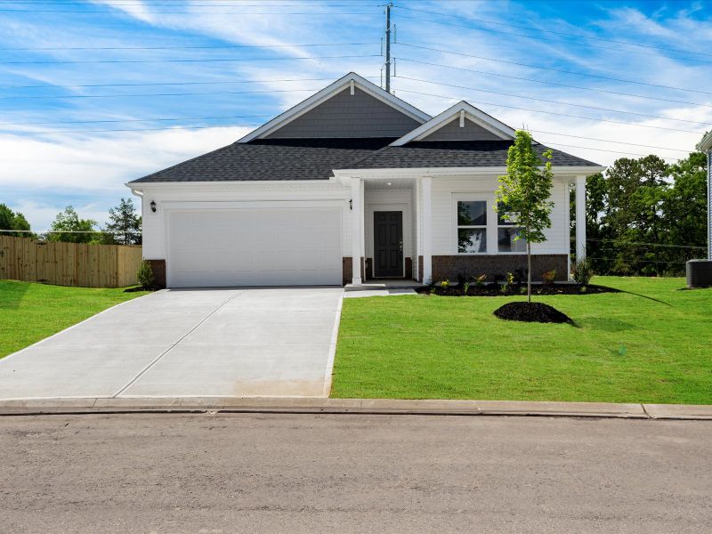 Representative exterior photo of a completed home built from the Buchanan by Meritage Homes in Shiloh Valley, Piedmont, SC (Image 13).